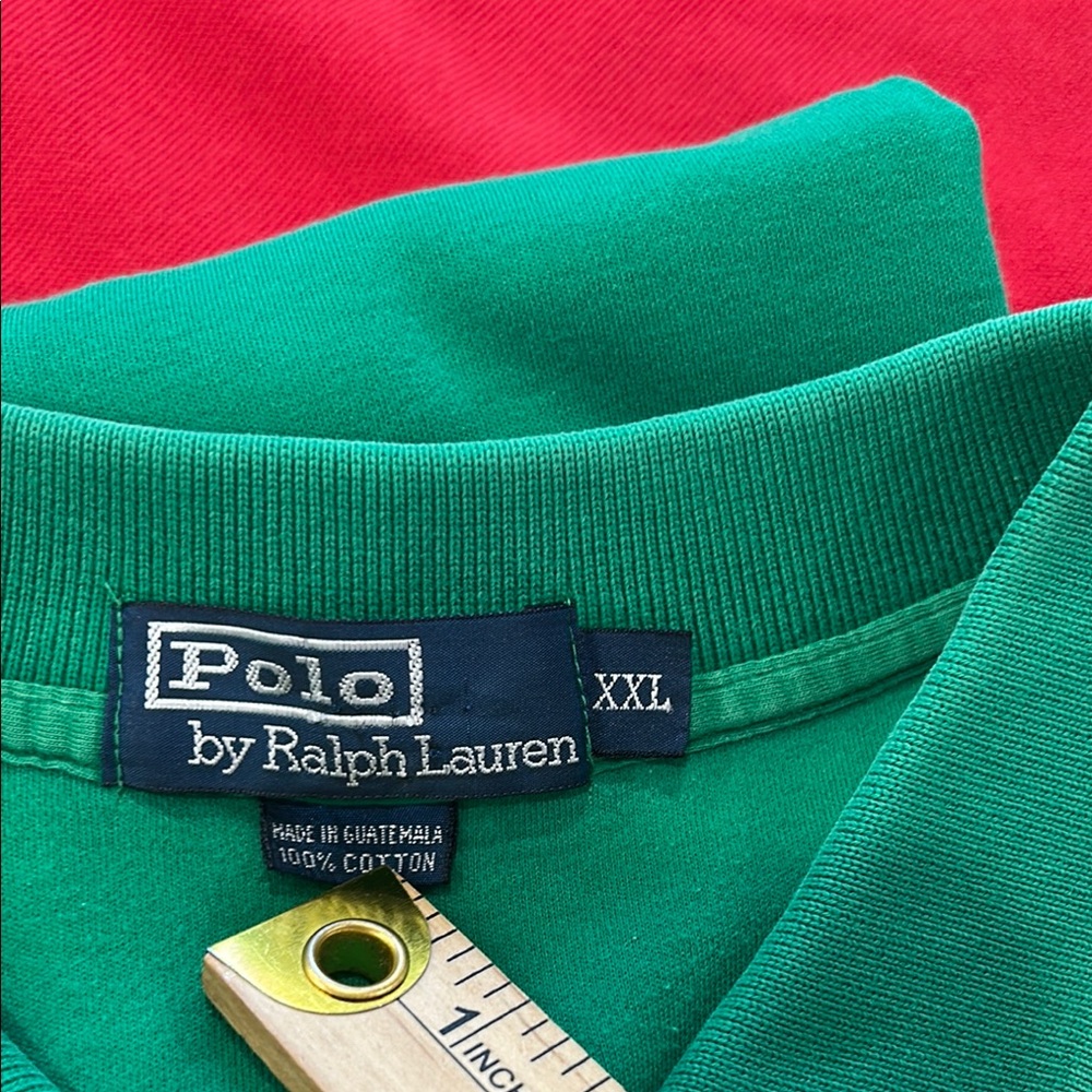 3 Ralph Lauren Polo Shirt Set - Green, Pink, Red SIZE XXL men’s - Picture 12 of 12